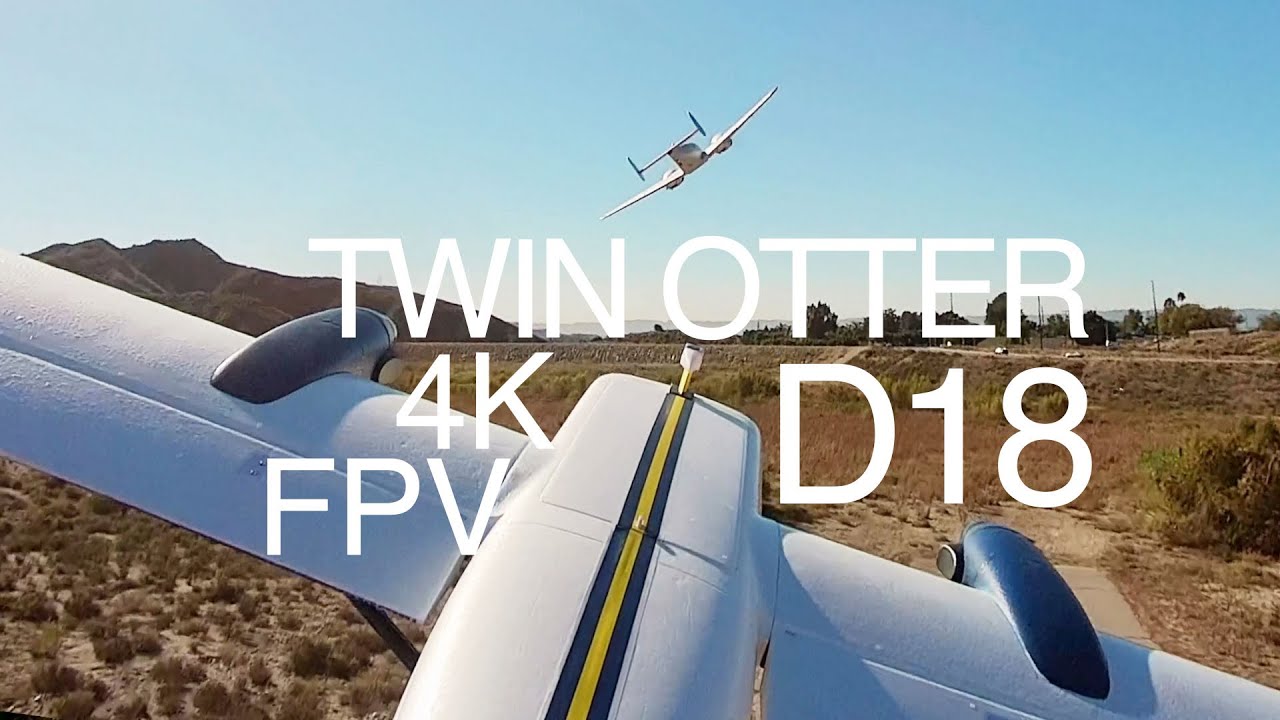 Twin Otter FPV chase Beechcraft D18